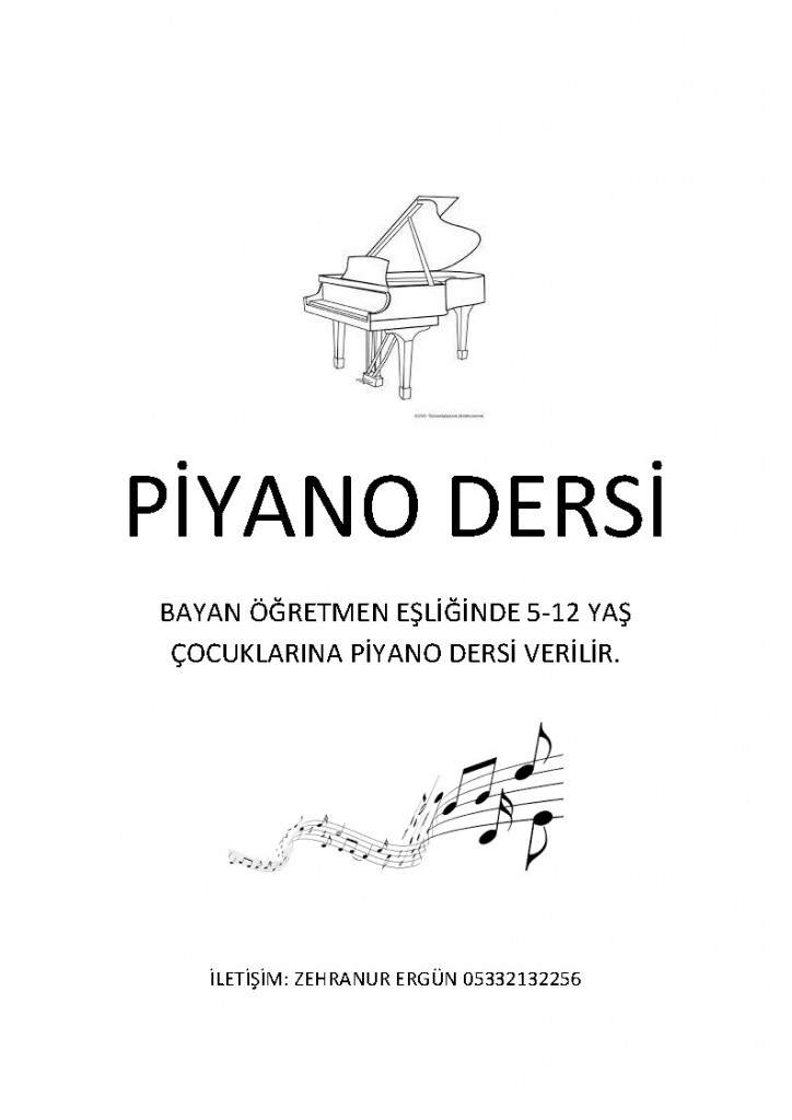 zehra özel piyano dersi üsküdar istanbul